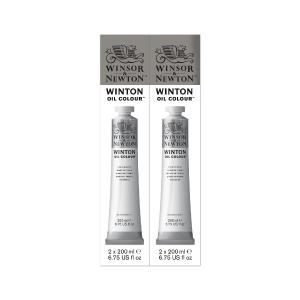 Winsor & Newton Winton Oil - Titanium White - 2 x 200ml Pack Discount