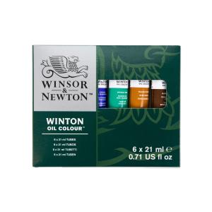 Winsor & Newton Winton Oil Introductory Set - 6 x 21ml Tubes Outlet Online