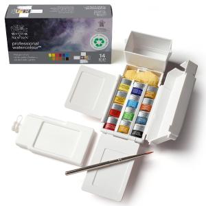 Winsor & Newton Professional Watercolour Half-Pan Field Box Discount Authentic Online