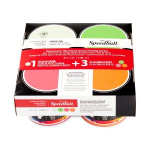 Speedball Fabric Screen Printing Fluorescent Ink Set 4 Free Shipping Release Dates