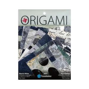 Yasutomo - Origami Paper - Black & White - 5 7/8" Square - 24 Sheets Buy Cheap With Credit Card