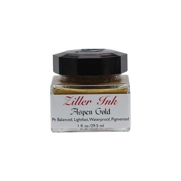 Ziller Ink - Calligraphy Ink - 1oz Bottle - Aspen Gold Sale Low Pice Fee Shipping