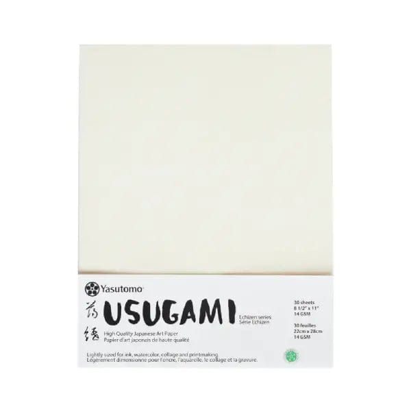 Yasutomo - Usugami Paper - 8x11" Sheets - 30 Pack Official Sale Online
