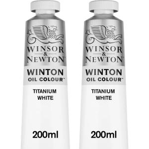 Winsor & Newton - Winton Oil Colour - Titanium White 200mL Tube 2 Pack Brand New Unisex Sale Online