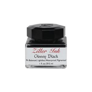 Ziller Ink - Calligraphy Ink - 1oz Bottle - Glossy Black Clearance Find Great