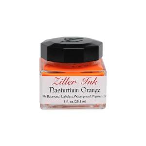Ziller Ink - Calligraphy Ink - 1oz Bottle - Nasturium Orange Shipping Discount Authentic