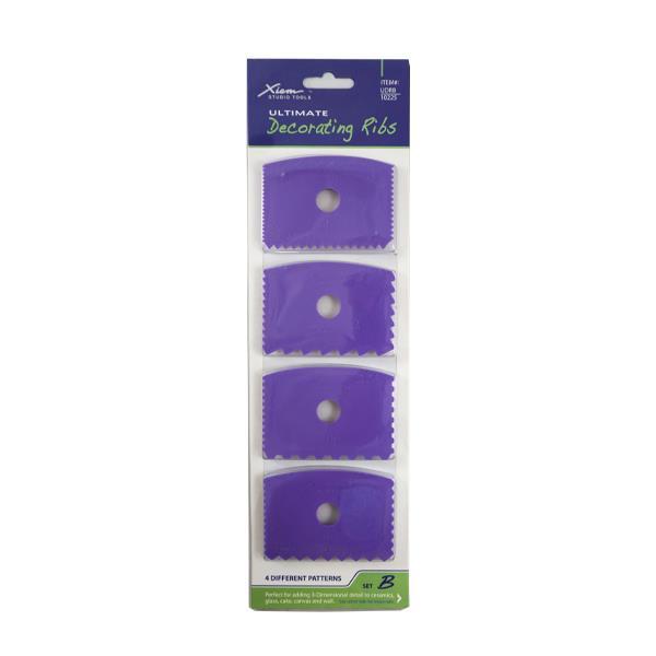 Xiem Tools - Decorating Ribs - Set B - 4 Pieces Cheap Cost