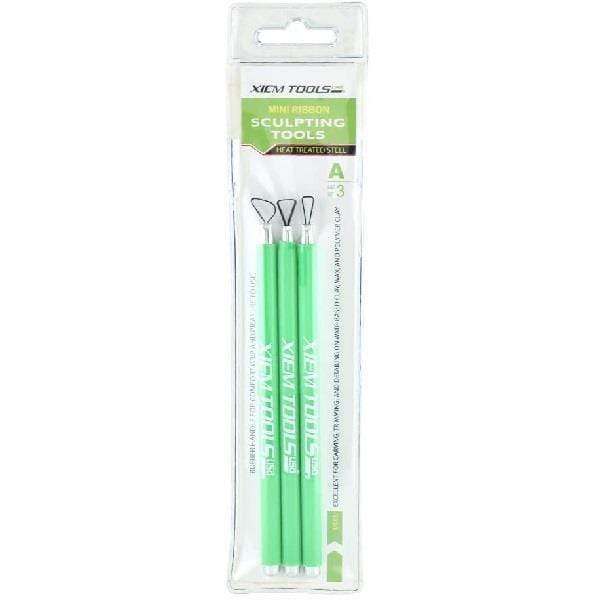 Xiem Tools - Mini Ribbon Sculpting Tools - Set A - 3 Pieces Quality Original