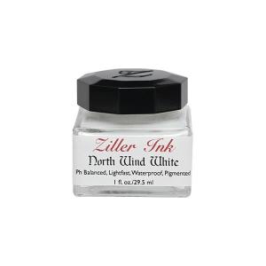 Ziller Ink - Calligraphy Ink - 1oz Bottle - North Wind White Cheap For Cheap
