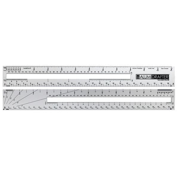Alumicolor - Alumidrafter - Architect Style - 12" Edge Outlet 100% Authentic