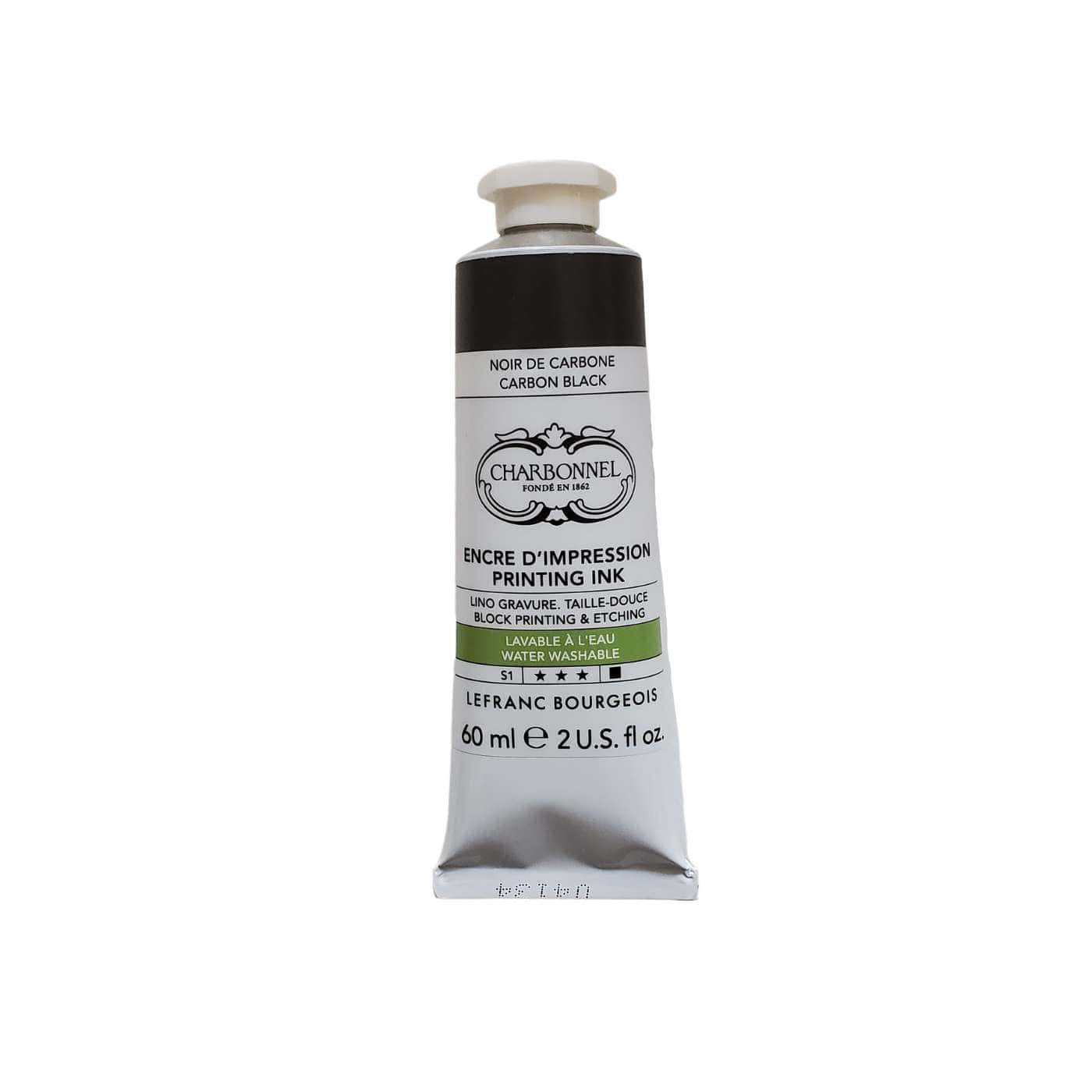 Charbonnel - Intaglio Printing Ink - 60mL Tube - Series 1 - Carbon Black Release Dates Sale Online