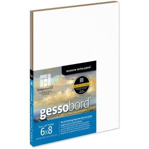 Ampersand - Gessobord - 1/8" Flat Panel - 6x8" - 3 Pack Cheap Sale