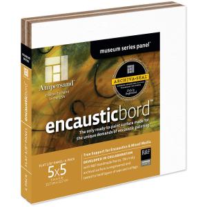 Ampersand - Encausticbord - 1/8" Depth - 5x5" - 4 Pack 100% Original Online