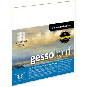 Ampersand - Gessobord - 1/8" Flat Panel - 8x8" Discount Inexpensive