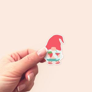 Strawberry Splash Gnome Sticker Genuine For Sale