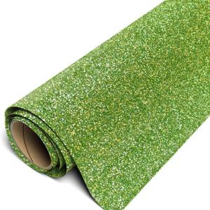 12" ROLL - Siser Glitter HTV Iron on Heat Transfer Vinyl (Light Green) Discount Official Site
