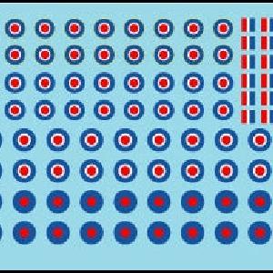 WWII RAF Aircraft Roundels & Markings Clearance Low Shipping