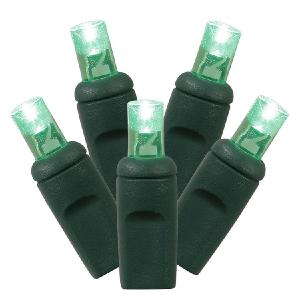 100-Count Green Wide-Angle LED Christmas Light Strand on 50' Green Wire Cheap Sale With Credit Card