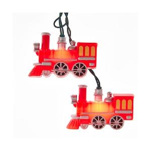 10-Light Red Train Light Set Outlet For Nice