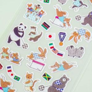 Animal Sports Large Seal Stickers - Athletics 2025 Cheap Pice