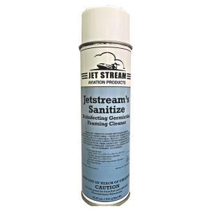 Jetstream's Sanitize - Aircraft Disinfecting Germicidal Foaming Cleaner, 18.25oz Outlet For Nice