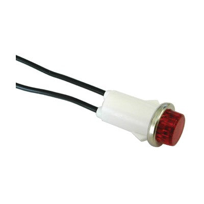 12VDC Indicator Light - Raised Red Lens (55-492-1) Best Pices For Sale