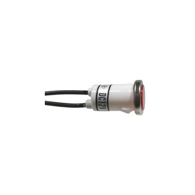 12VDC Indicator Light - Flush Red (55-472-1) Outlet Discount Authentic