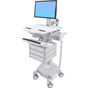 Ergotron StyleView Cart with LCD Pivot, LiFe Powered, 2 Tall Drawers (2x1) SV44-13C2-1 Professional Cheap Pice