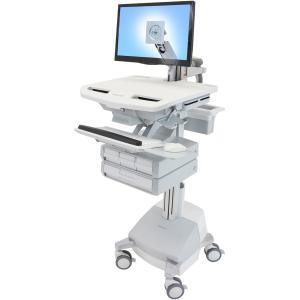 Ergotron StyleView Cart with LCD Arm, SLA Powered, 4 Drawers SV44-1241-1 Outlet