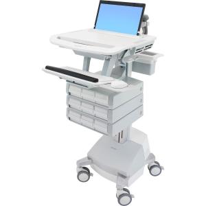 Ergotron StyleView Laptop Cart, SLA Powered, 9 Drawers SV44-1191-1 Outlet Excellent
