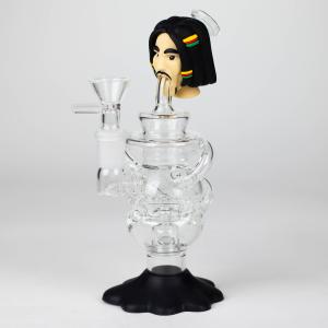 7.6"Marley functional glass water pipe Free Shipping Finishline