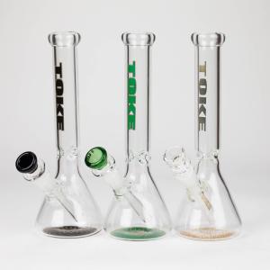 TOKE | 10" Beaker glass water bong Free Shipping Largest Supplier