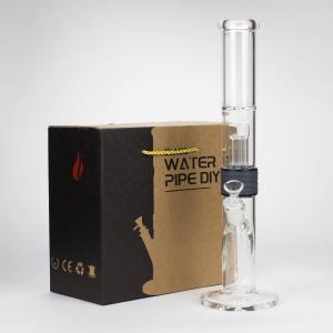 17 5mm DIY Glass Straight Tube Bong Set [BT2528] Sale Pick A Best
