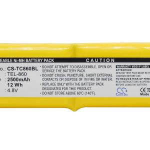 Barcode Scanner Battery For Telxon Ptc860, Ptc860ds, Ptc860-ii 4.8v, 2500mah - 12.00wh Outlet Brand New Unisex
