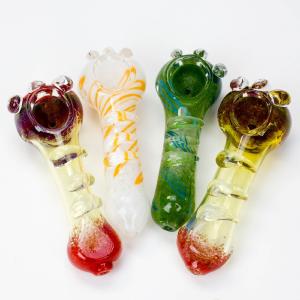 4.5" soft glass 8555 hand pipe With Paypal Online