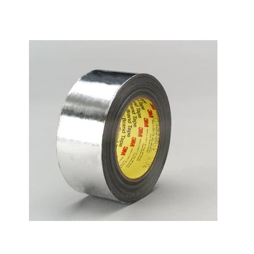 3M - Silver 363 High Temp Alum Foil/Glass Tape - 1'' x 36 yd | 021200-17294 100% Authentic