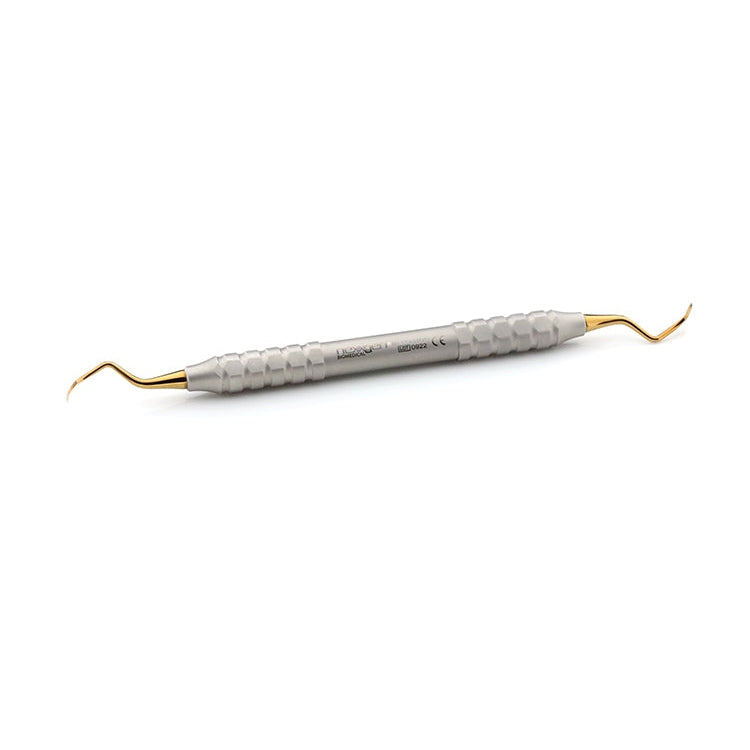 Ochsenbein Periodontal Chisel #4, Tru-Grip Handle, Gold Titanium Online Cheap Pice