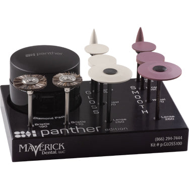 Panther Porcelain & Zirconia Finishing System Kit  P.Gloss100 Outlet Footaction