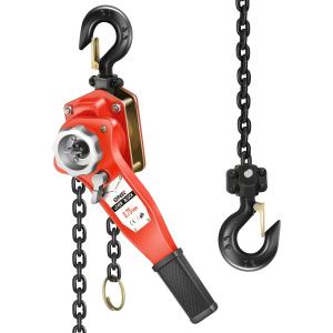 0.75 T Lever Block W/ 5 ft. Chain Hoist & Hook <br> Dimension ( in. ): 5.9 L X 4.5 W X 17.5 H Really Cheap