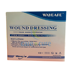 Waycare Gauze Swab 5X5 cm 50 Pieces Online Online Cheap Online