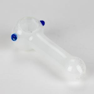 5" soft glass glow in the dark hand pipe Pack of 2 High Quality For Sale