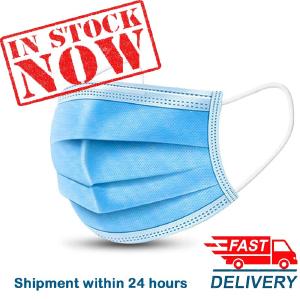 Disposable 3-Ply Face Masks [50 Masks Per Box] Sale Low Shipping Fee