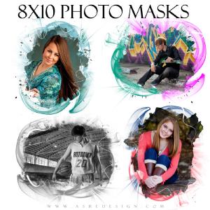 Designer Gems 8x10 Photo Masks - Color Vortex Free Shipping Buy
