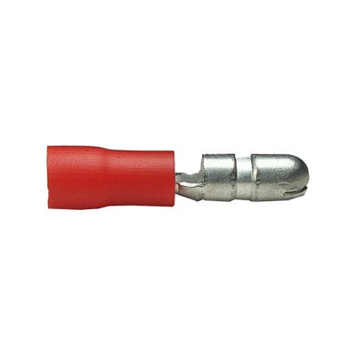 Male Red Bullet Crimp Connector, 22-18 AWG, 0.157", Pkg/25 (1758-14) Clearance Cheapest Pice