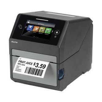 WWCT04041-WDR - SATO CT4-LX 305dpi 4" Thermal Transfer Printer, LAN/USB, with WLAN, Dispenser & RTC Low Pice Fee Shipping For Sale