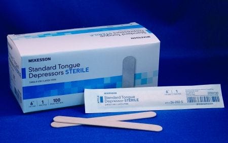McKesson 24-202-S Tongue Depressor Senior 6 Inch Wood, Box of 100 Free Shipping Recommend