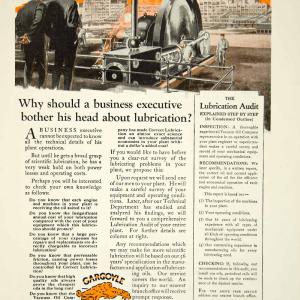 1922 Ad Gargoyle Lubricating Oil Vacuum Company Manufacturing Industrial YLD3 Sale Cost