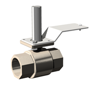 ABV-1.2NN - VO: Actuated ball valve for assembly 1/2" NPT to NPT - Valve Only Sale Clearance