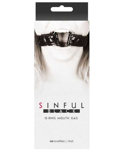 Sinful O Ring Mouth Gag - Black Cheap Wide Range Of