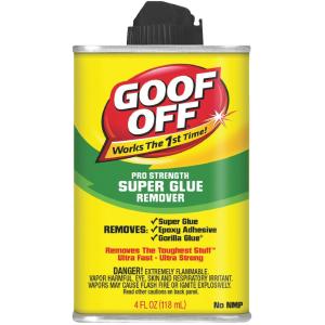 Goof Off 4 Oz. Pro Strength Super Glue Remover Sale Free Shipping